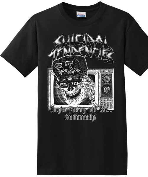 画像1: [SUICIDAL TENDENCIES]-TSTE Subliminal UV Tee-BLACK- (1)