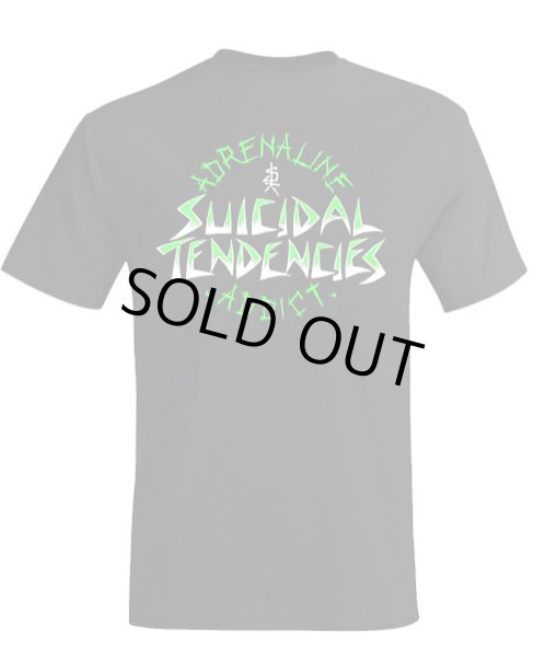 画像2: [SUICIDAL TENDENCIES]-TSAA Adrenaline Addict Tee-BLACK- (2)