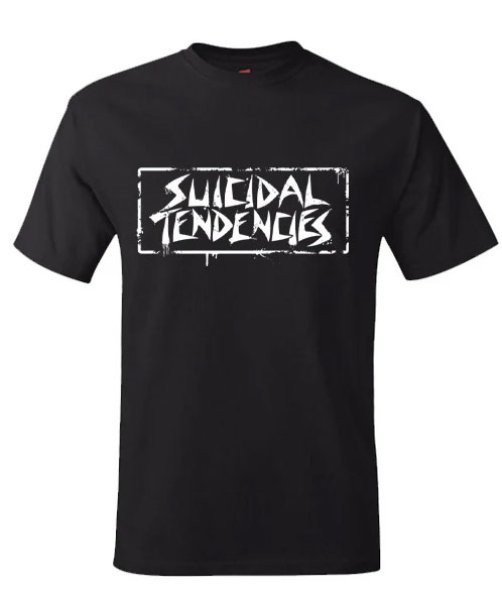 画像1: [SUICIDAL TENDENCIES]-TS79S Spray Logo Tee-BLACK- (1)