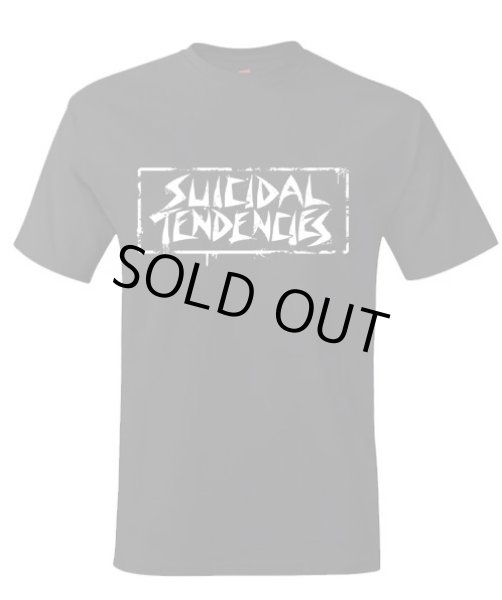 画像1: [SUICIDAL TENDENCIES]-TS79S Spray Logo Tee-BLACK- (1)