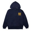 画像2: [BLACK FLYS]-FLY MILITIA HOODIE-NAVY- (2)
