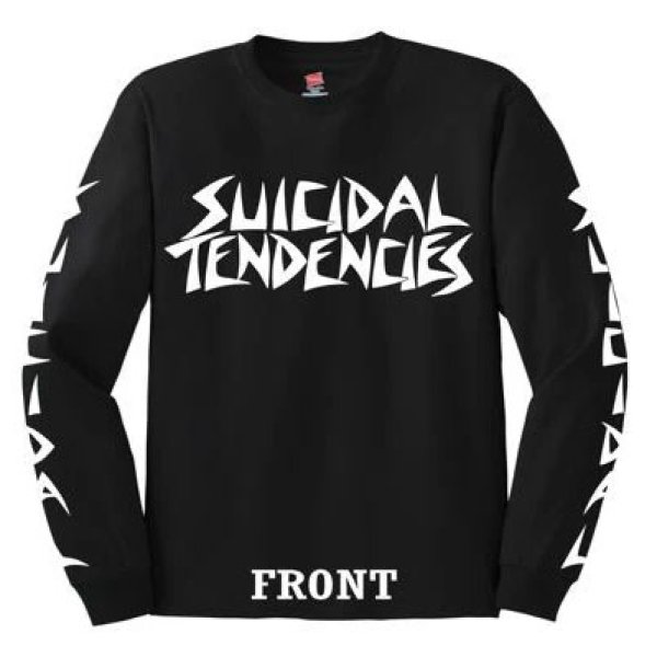 画像1: [SUICIDAL TENDENCIES]-LLS ST Logo L/S Tee-BLACK- (1)