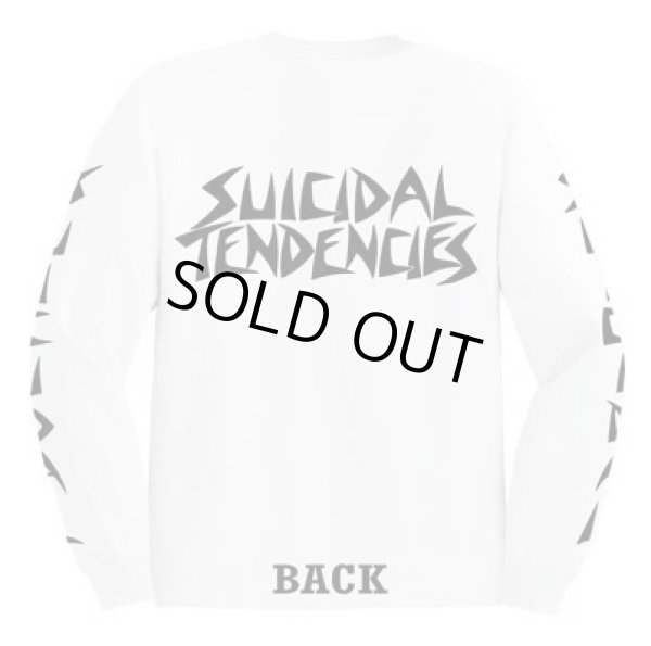 画像2: [SUICIDAL TENDENCIES]-LLS ST Logo L/S Tee-WHITE- (2)