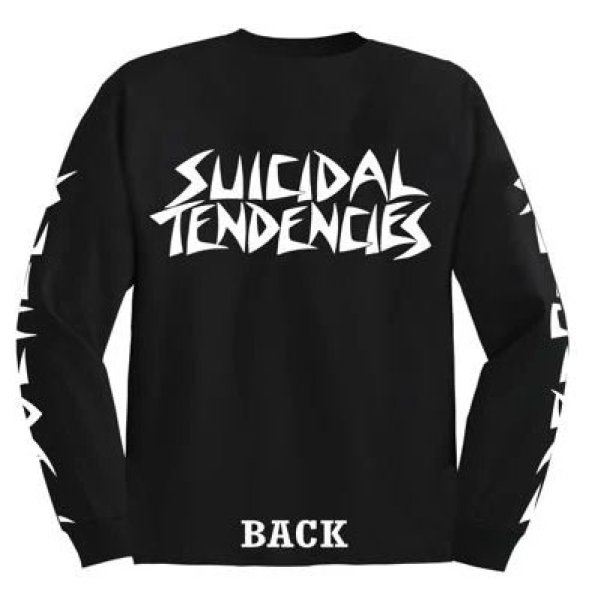 画像2: [SUICIDAL TENDENCIES]-LLS ST Logo L/S Tee-BLACK- (2)