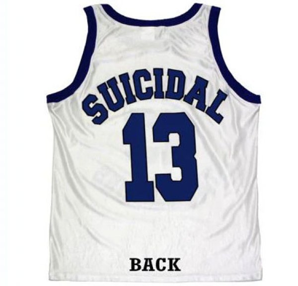 画像2: [SUICIDAL TENDENCIES]-JER03 Basketball Jersey-WHITE- (2)