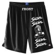 画像1: [SUICIDAL TENDENCIES]-SUICIDAL ST Athletic Mesh Shorts-BLACK- (1)