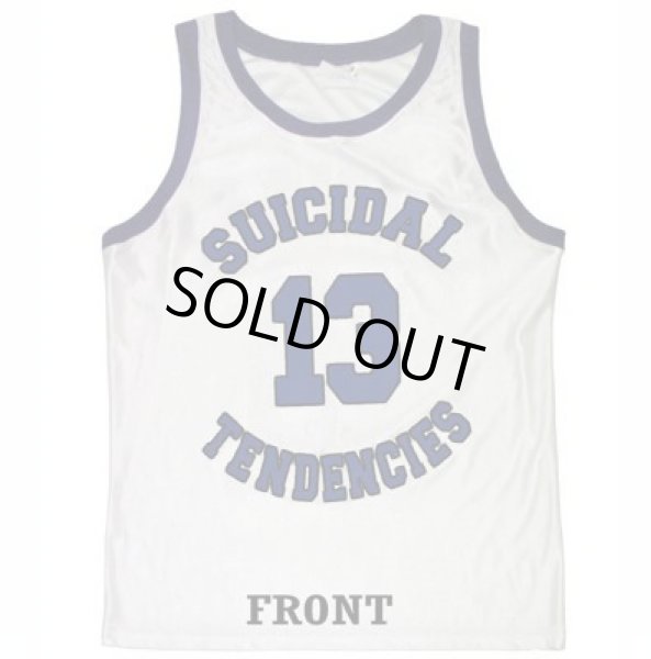 画像1: [SUICIDAL TENDENCIES]-JER03 Basketball Jersey-WHITE- (1)