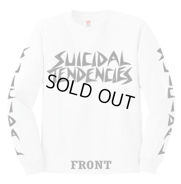 画像1: [SUICIDAL TENDENCIES]-LLS ST Logo L/S Tee-WHITE- (1)