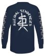 画像2: [SUICIDAL TENDENCIES]-LLS79S Spray Logo L/S Tee-NAVY- (2)