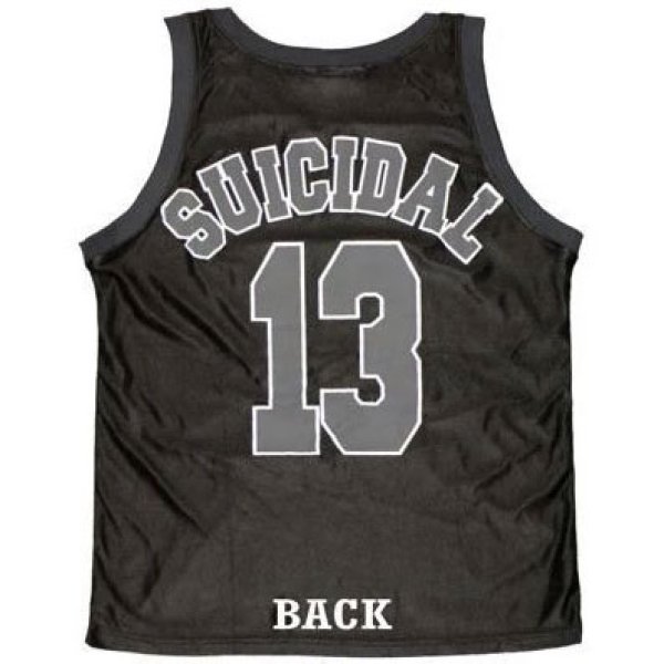 画像2: [SUICIDAL TENDENCIES]-JER03 Basketball Jersey-BLACK- (2)