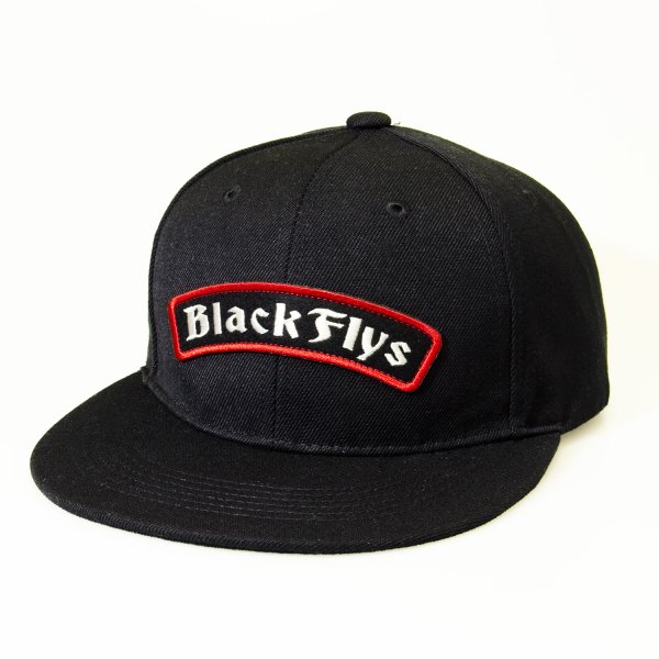 画像2: [BLACK FLYS]-ARCH SNAPBACK-BLK/RED- (2)