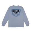 画像2: [BLACK FLYS]-SEMICIRCLE L/S Tee-ACID BLUE- (2)