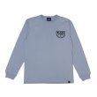 画像1: [BLACK FLYS]-SEMICIRCLE L/S Tee-ACID BLUE- (1)