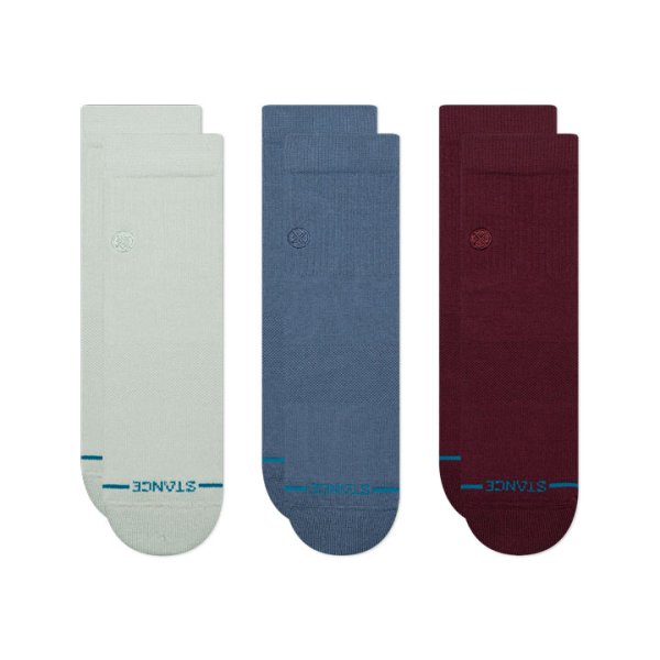 画像1: [STANCE]-ICON QUARTER 3 PACK-PALE BLUE- (1)