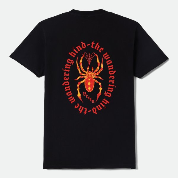 画像2: [BRIXTON]-BEASLEY S/S Tee-BLACK- (2)