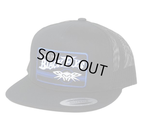 画像1: [BLACK FLYS]-FLY GTO PATCH TRUCKER CAP-BLK/BLUE- (1)