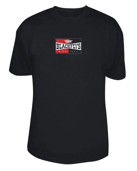 画像1: [BLACK FLYS]-FLY SPARK S/S Tee-BLACK- (1)