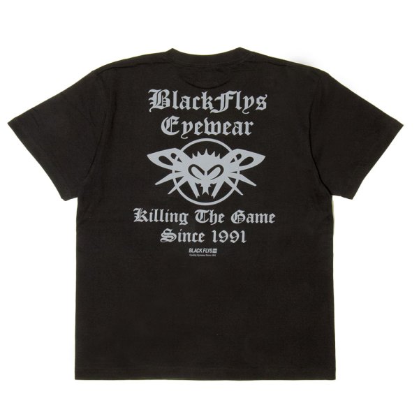 画像1: [BLACK FLYS]-PHANTOM & THE GAME S/S Tee-BLACK- (1)