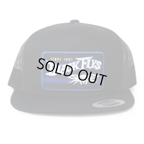 画像2: [BLACK FLYS]-FLY GTO PATCH TRUCKER CAP-BLK/BLUE- (2)