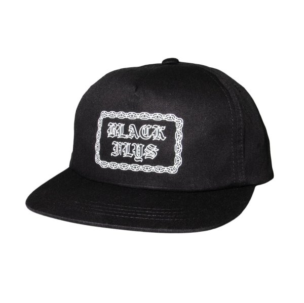画像1: [BLACK FLYS]-CHAIN CAP-BLACK- (1)