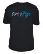 画像1: [BLACK FLYS]-ONLY FLYS S/S Tee-BLACK- (1)