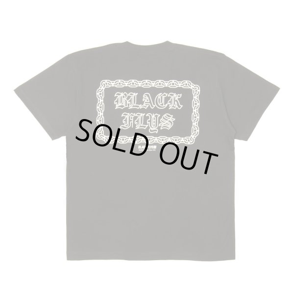 画像2: [BLACK FLYS]-CHAIN S/S Tee-BLACK- (2)