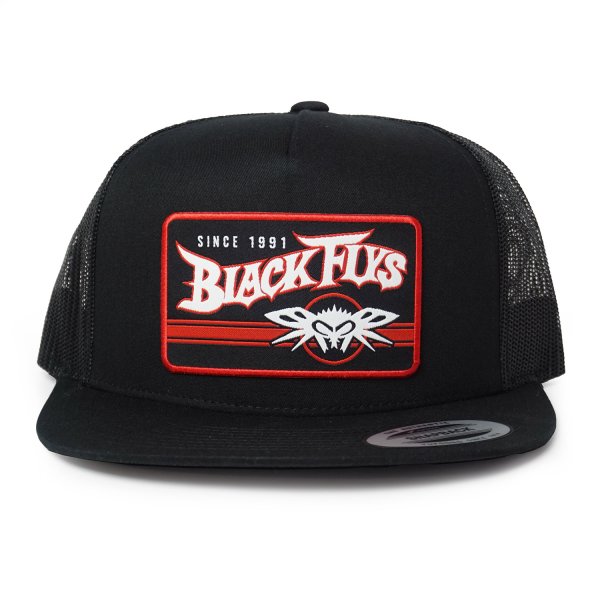 画像2: [BLACK FLYS]-FLY GTO PATCH TRUCKER CAP-BLK/RED- (2)