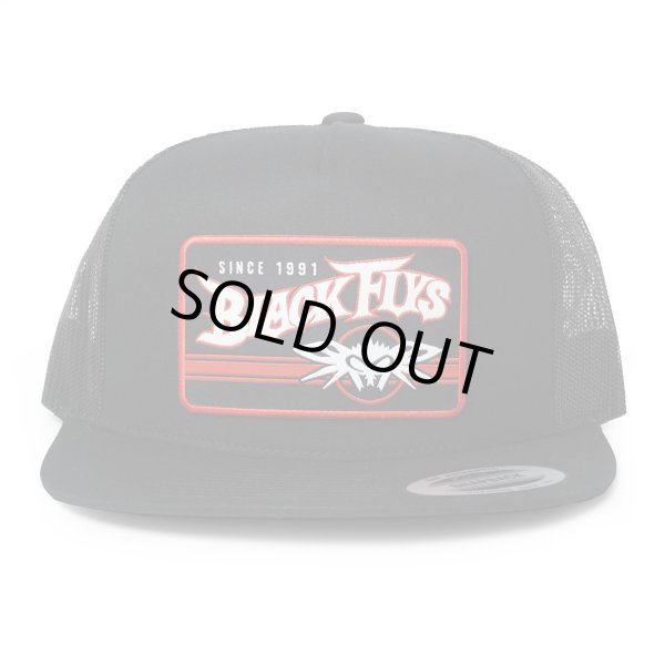 画像2: [BLACK FLYS]-FLY GTO PATCH TRUCKER CAP-BLK/RED- (2)