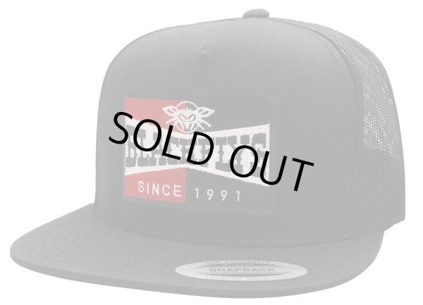 画像1: [BLACK FLYS]-FLY SPARK PATCH TRUCKER CAP-BLACK- (1)