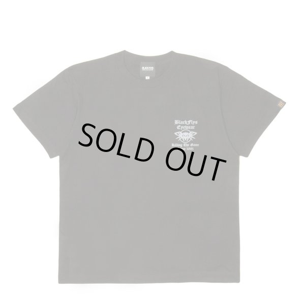 画像2: [BLACK FLYS]-PHANTOM & THE GAME S/S Tee-BLACK- (2)