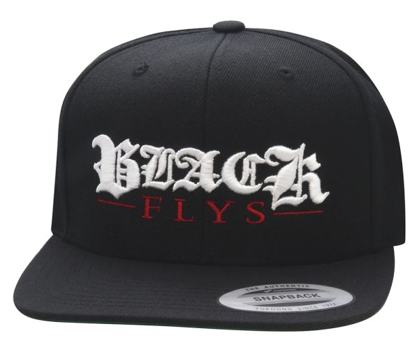 画像1: [BLACK FLYS]-FLY CLASS SNAPBACK CAP-BLACK- (1)