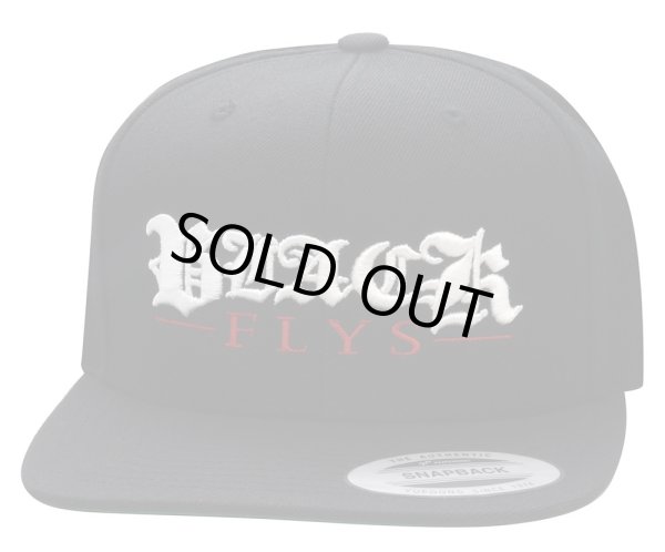 画像1: [BLACK FLYS]-FLY CLASS SNAPBACK CAP-BLACK- (1)