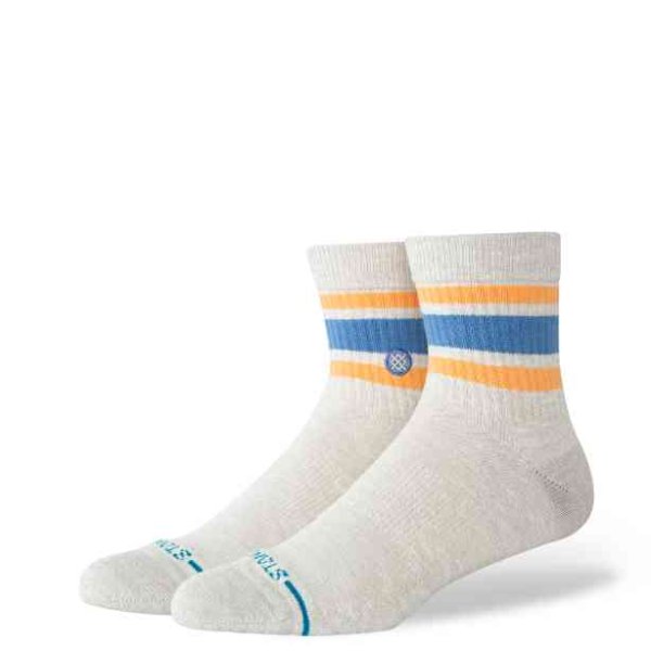 画像1: [STANCE]-SLUB BOYD QTR-H.GREY- (1)