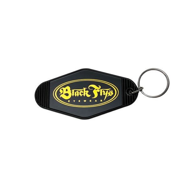 画像2: [BLACK FLYS]-OVAL OG MOTEL KEYHOULDER-BLK/GOLD (2)