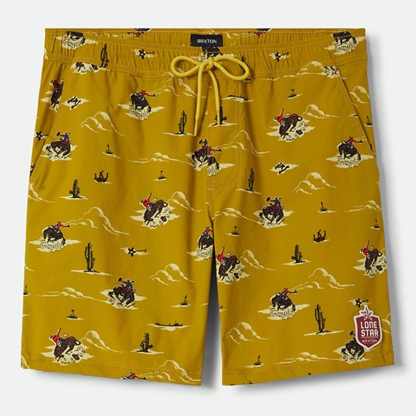 画像1: [BRIXTON]-EVERYDAY HYBRID SHORT 7-TEXAS GOLD- (1)