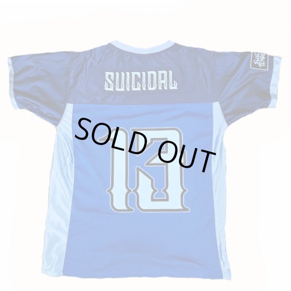 画像2: [SUICIDAL TENDEENCIES]-JERFTB Suicidal Football Jersey-BLUE- (2)