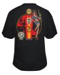 画像1: [BLACK FLYS]-GAS GIRL S/S Tee-BLACK- (1)
