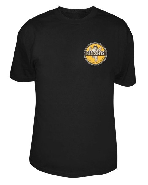 画像2: [BLACK FLYS]-GAS GIRL S/S Tee-BLACK- (2)