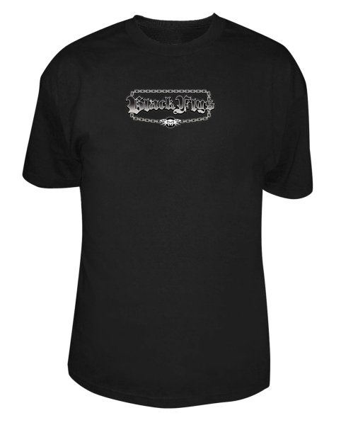 画像1: [BLACK FLYS]-CHAIN GANG S/S Tee-BLACK- (1)