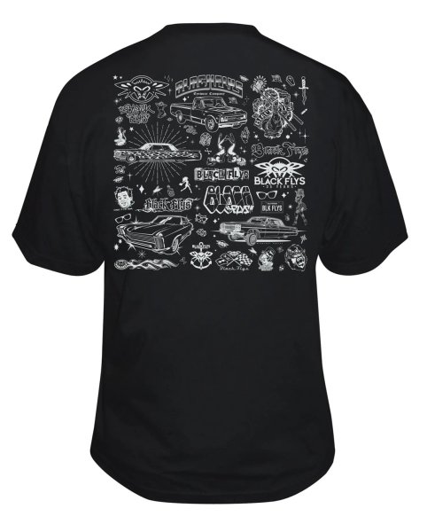 画像1: [BLACK FLYS]-35th Anniversary S/S Tee-BLACK- (1)