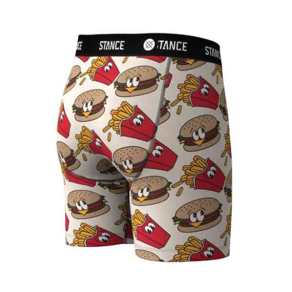 画像2: [STANCE UNDER WEAR]-BURGER AND FRIES BOXER BRIEF- (2)