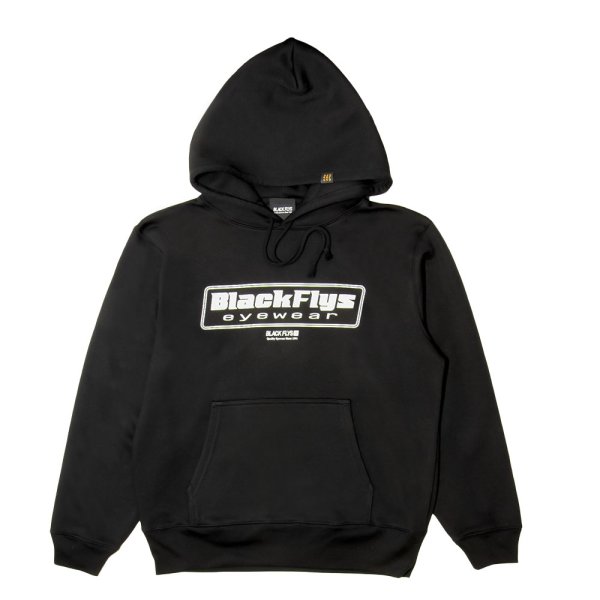 画像1: [BLACK FLYS]-CUSH HOODIE-BLACK- (1)
