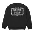 画像2: [BLACK FLYS]-CHAIN CREW SWEAT-BLACK- (2)