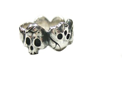 画像2: [DxAxM]-SKULL RING-