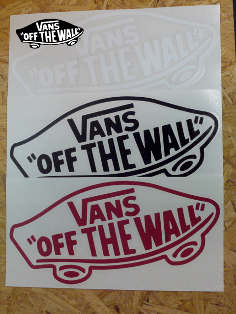 [VANS]-DIE CUT STICKER-M-