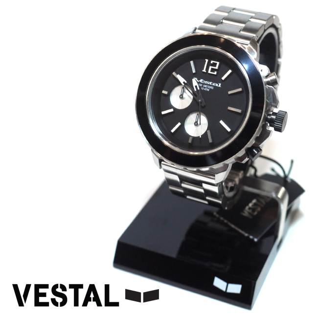 Vestal 300mダイバー キネティック ガラス加修 レザーバンド - 時計