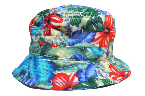 DxAxM　Bucket hat　花柄　バケットハット　ボタニカル柄