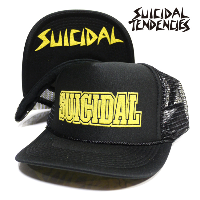 [SUICIDAL TENDENCIES]-Block SUICIDAL OG Flip Up-BKxYEL-