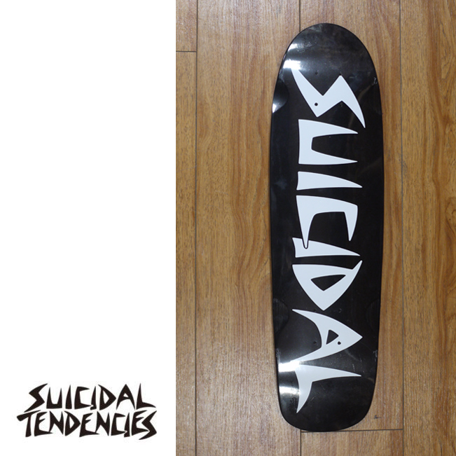 SUICIDAL TENDENCIES　スケートボード　クルーザー　デッキ　スケボー　スイサイダル　SUICIDAL　通販　黒