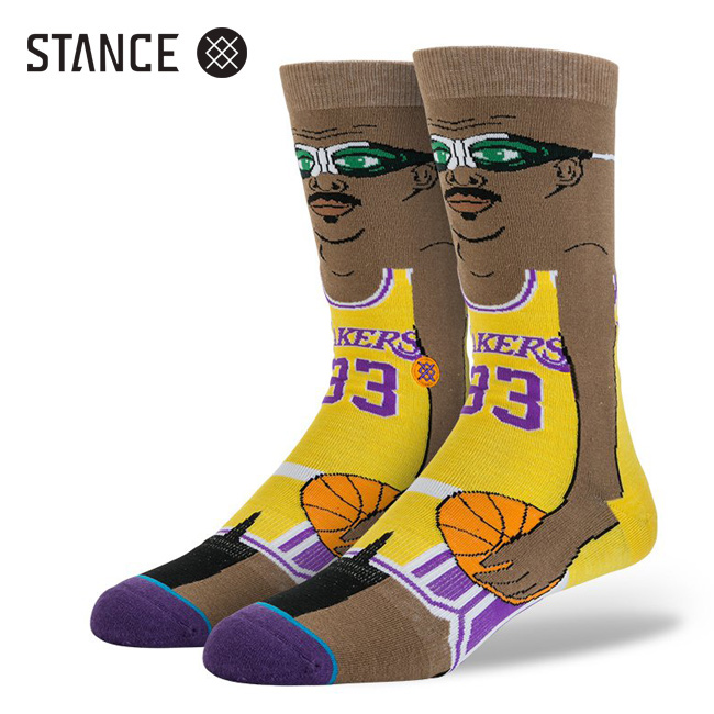 Kareem　cartoon　STANCE　スタンス　NBA　コラボ  ソックス　靴下　通販